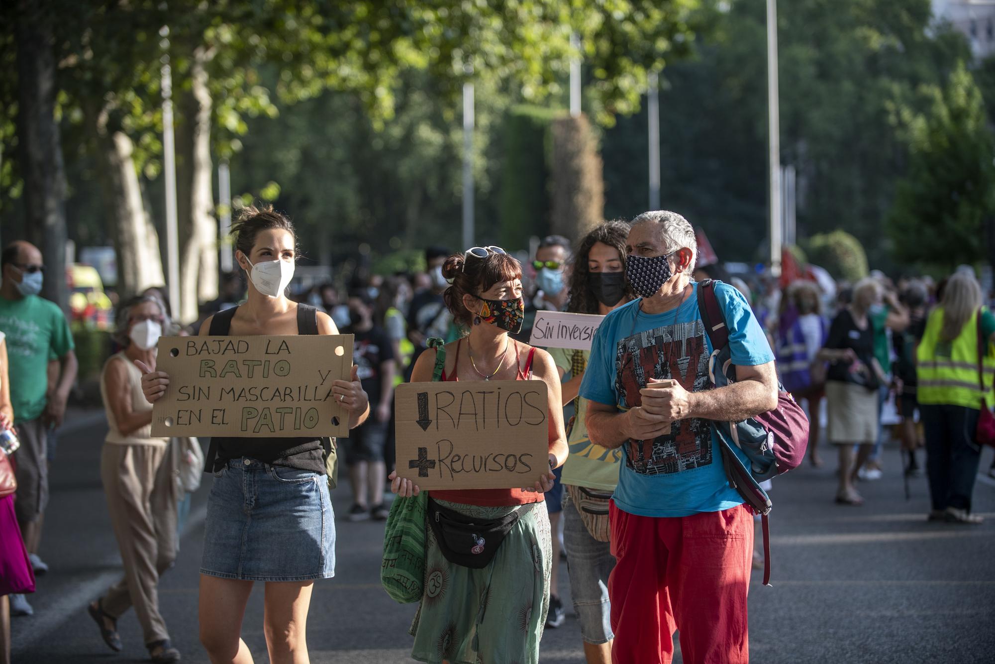 Madrid, Andalucía y Murcia vuelven al cole sin ratios “seguras” - 2
